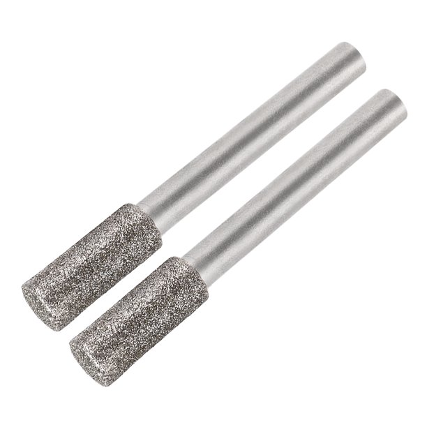 Diamond Burrs Grinding Drill Bits for Rotary Tool 1/4Inch Shank 8mm