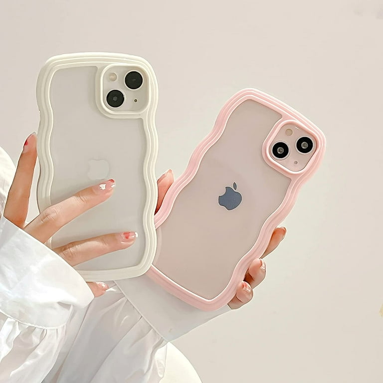 Compatible with Clear iPhone 14 Pro Max Case Cute Simple Curly Wave Bumper Case Aesthetic Phone Case for Girls Women Soft TPU Protective Phone ... Compatible with Clear iPhone 14 Pro Max Case Cute Simple Curly Wave Bumper Case Aesthetic Phone Case for Girls Women Soft TPU Protective Phone ...