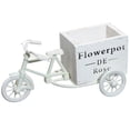 thumbnail image 1 of Bike Flowerpot Holder Delicate Desktop Flower Holder Bucket Wedding Table Centerpiece, 1 of 8