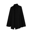 thumbnail image 6 of Men's Classic Vampire Cape Costume Gothic Victorian Cloak with Pointed Collar Vintage Magician Dracula Outfit for Halloween Cosplay Themed Dress Up, 6 of 9