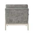 thumbnail image 5 of Pemberly Row Contemporary Chenille Accent Chair in Brownish Gray, 5 of 12