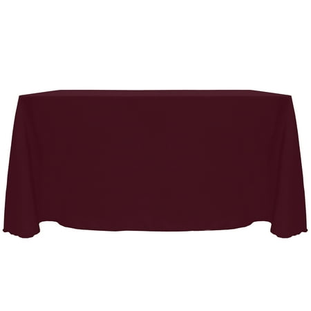 

Ultimate Textile Reversible Shantung Satin - Majestic 108 x 132-Inch Rectangular Tablecloth Burgundy Red
