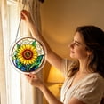 thumbnail image 6 of Acrylic Jigsaw Puzzle Suncatcher-Galactic Colorful Birds, Stained Glass Window Hanging, Home Decor Creative Mom Gifts, Birthday Gifts for Women,Wife, Sisters, Aunt, Besties 7.4in, 6 of 6