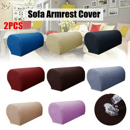 2pcs Waterproof Stretch Furniture Armrest Covers Slipcovers Sofa Armrest Covers Slipcovers Sofa