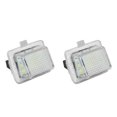 thumbnail image 2 of 4 piezas de luz de matrícula de automóvil para W204/W212 W216 W221 W207 18 luces LED blancas para matrícula trasera, 2 of 5