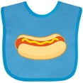 thumbnail image 3 of Inktastic Funny Hot Dog Boys or Girls Baby Bib, 3 of 4