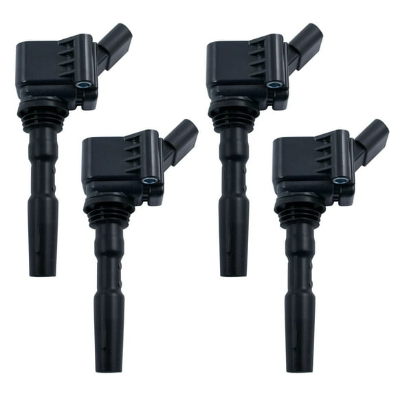 4 Piece Engine Spark Ignition Coil Kit Direct Fit for Volkswagen Jetta 1.4L ICA64455