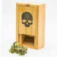 thumbnail image 2 of Wood Skull Dice Tower for Dungeons & Dragons, 2 of 5
