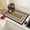 Beige, variant on Coffee Mat Dish Drying Mat Hide Stain High Absorbent Bar Mat for Countertops Easy Clean,Fit Under Coffee Maker Machine And Accessories-12"x19",Black Flower