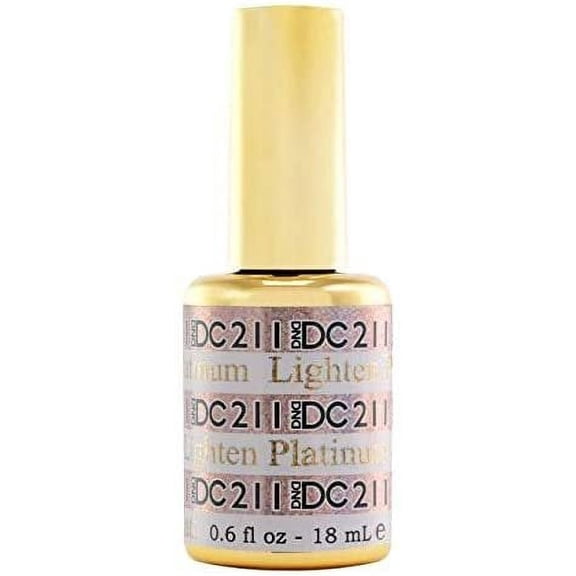 DND DC Platinum Gel Polish  Lighten Platinum 211