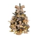 thumbnail image 2 of Árbol de Navidad artificial de mesa con simulación de árbol de Navidad, decoración LED cálida para fiestas. Estilo C, 2 of 9