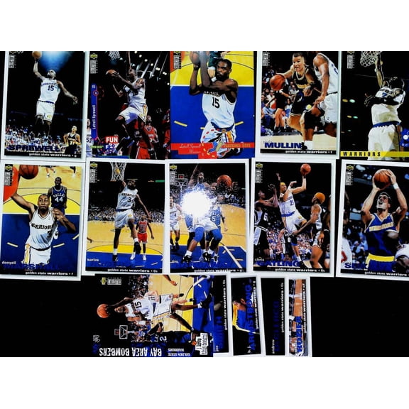 1995-96 UD Collector's Choice Golden State Warriors Team Set 15 Cards Latrell Sprewell