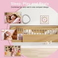 thumbnail image 3 of Bellemave Queen Size Floor Bed, Queen Montessori Bed Frame with High Fence Rails, Solid Wood Queen Beds Frame, Easy Assembly Platform Beds,Natural, 3 of 8