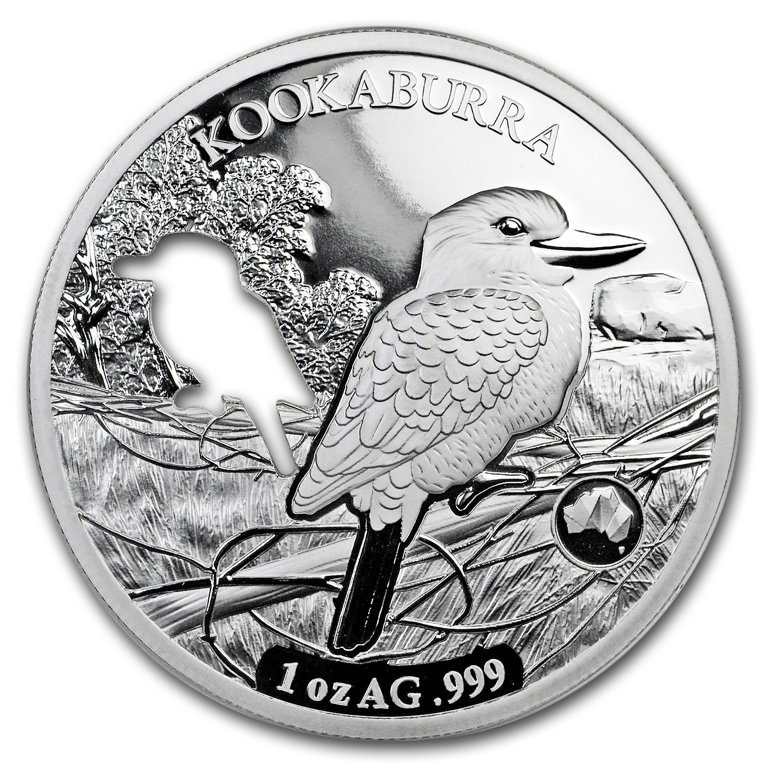 2019 Solomon Islands 1 oz Silver Shapes of Australia (Kookaburra