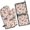 Schnauzer Dog, variant on Pitbull Dog and Footprint Kitchen Oven Mitt and Pot Holder Sets 2 Pcs for Baking, Cooking and Grilling, Heat Resistant Up To 392 °F