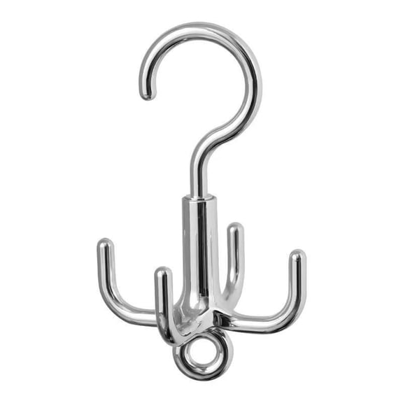 Multifunctional Rotating Clothes Hook Punch Free 4-Claw Rotation ...