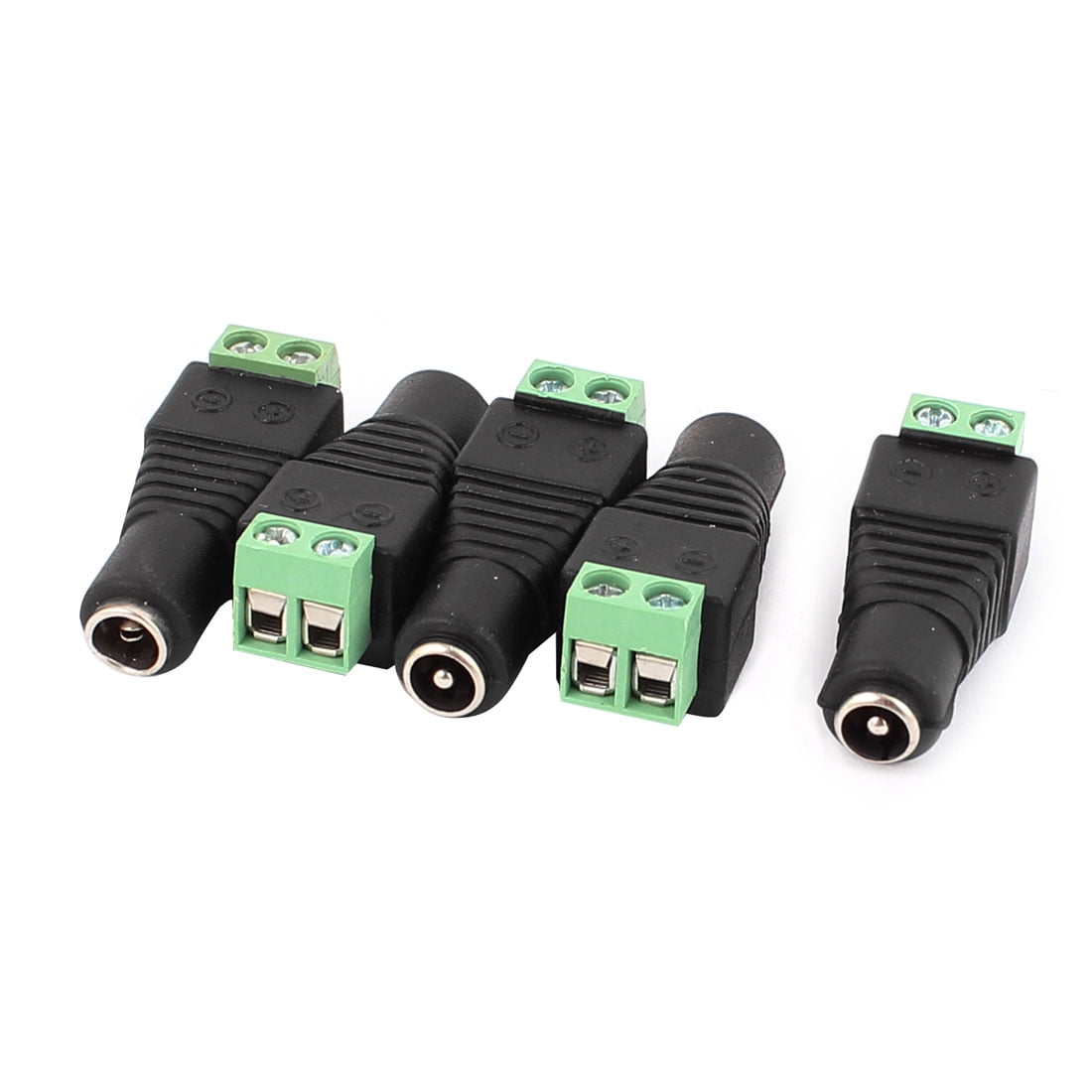 5 Pcs 5.5 x 2.1mm Female DC Power Connector Terminal Connectors for
