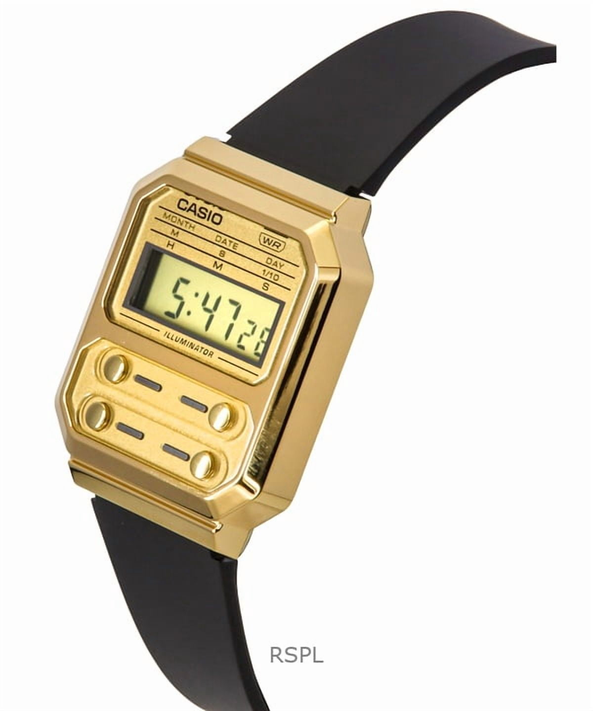 Casio Vintage Digital Resin Strap Quartz A100WEFG-9A Unisex Watch