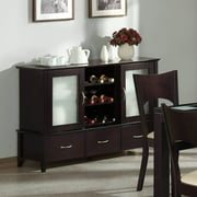 Homelegance Radius Sideboard in Purple Mahogany