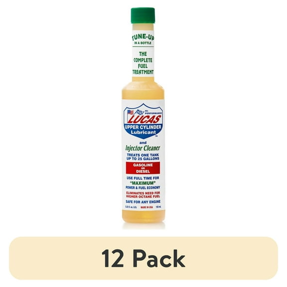 (12 pack) Lucas Oil 10020 Fuel Treatment 5.25 Ounce