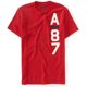 thumbnail image 1 of Camiseta gráfica Aeropostale para hombre A No.19 87 rojo XX-Large, 1 of 1