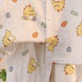 thumbnail image 4 of TOWED22 Kids Pajamas 2 Piece Long Sleeve Print Top and Pants Set Cotton Pjs Sleepwear Little Boys Girls Fall Winter 3 6 9 12 18 24 Months 2 3 4 5 6 7 8 9 Years(Yellow,18-24 M), 4 of 4