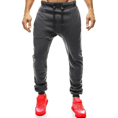 incerun men dance baggy jogger casual sports trousers long slacks