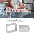 thumbnail image 4 of 10Pcs Cake  Baking Tool Making Cake Set Cake Rings for Baked Utensil Portable Bars, 4 of 7