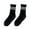 black, variant on Women's Non-Slip Yoga Socks with Grip Sole, Moisture-Wicking & Breathable, Free Size (EU 35-43), 1 Pair