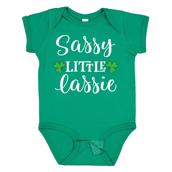 Inktastic St Patricks Irish Lassie Girls Baby Bodysuit
