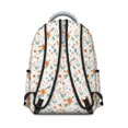 thumbnail image 3 of Pioneer Flower Floral Print Pattern Backpack for School, Cute School Bag with Adjustable Shoulder Straps and Padded Back, 15.3"x11"x7.1", 3 of 5