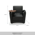 OFM Social Seating Guest Reception Waiting Room Chair with Single