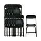 thumbnail image 1 of Silla Plegable Negra LOOMBER Palermo Set de 10 piezas, 1 of 5