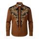 thumbnail image 4 of Camisetas de Navidad de Manga Larga de los Hombres de Moda Casual de Manga Larga Turndown Collar Blusa para Primavera Invierno Al Aire Libre Diario, 4 of 4