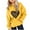 Yellow, variant on SGFCWSX Girls Fleece Sweatshirt Kids Long Sleeve Hoodie Stylish Thermal with Pockets Pullover Tops Black Size 7 Years