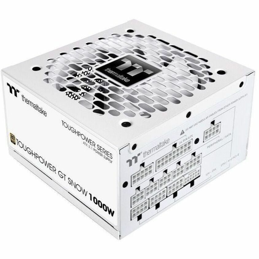 Thermaltake Toughpower GT Snow TPD-1000AH2FXG-3 1000W Power Supply - Snow - Internal - 120 V AC, 230 V AC Input - 3.3 V DC, 5 V DC, 12 V DC, -12 V DC, 5 V SB Output - 1000 W - Active PFC - 1 +12V R...