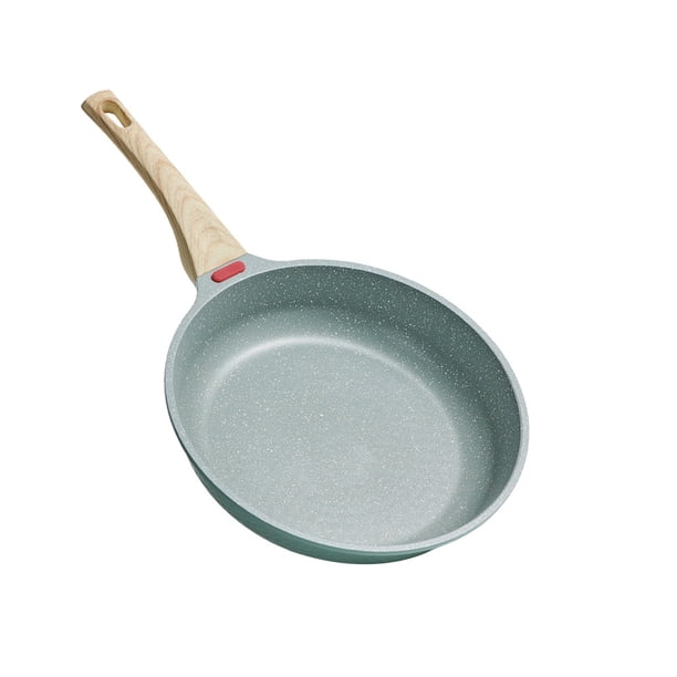 Bearachild Olla de cocina, sartén, cocedor de huevos, mano de obra, mango largo, agarre práctico, accesorios para el hogar, profesional, de larga Cocina y Comedor 28cm Bearachild HA067469-03