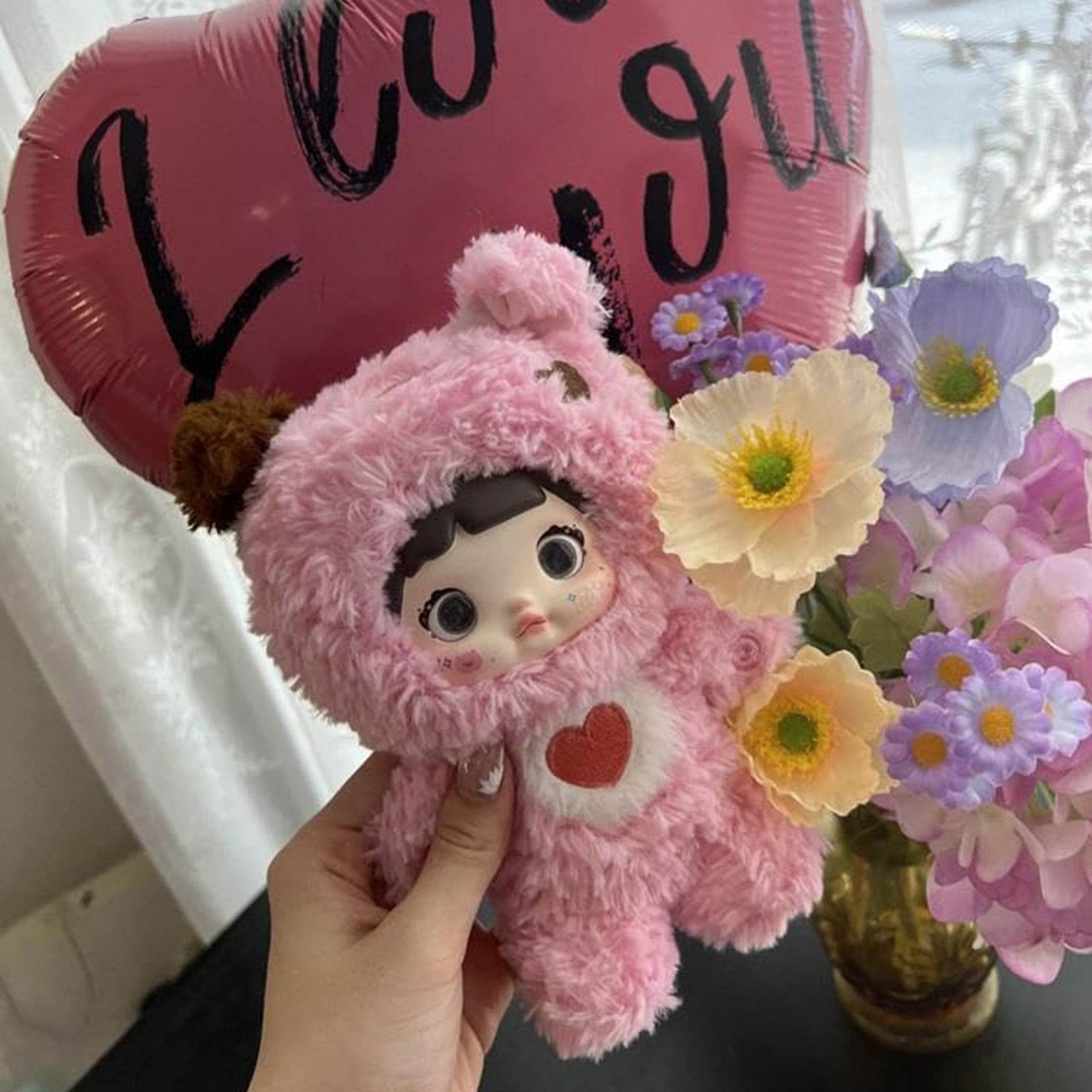 TOP TOY Nommi Blind Box Plush Doll Nommi Loveliness Never Ends Series Kawaii Plushie Toys Figure Doll Cute Xmas Collectible  Birthday Gift for Girls (A,1PC- Random)