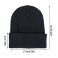 thumbnail image 5 of Gorros Beanie Minnieouse Unisex Skullcap Hilo Multifuncional a Prueba de Viento Gris Oscuro, 5 of 5
