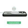 thumbnail image 6 of onn MagSafe Compatible Phone Case with Kickstand for iPhone 17 - Black/Frosted Clear, 6 of 9