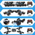 thumbnail image 4 of Coche auto Derecho de ColoL de Carrito 360 Aprolestor de Rotación CAR ARCOTRO CON ELECHOS DE 8 Ruedas Música 3 Baterías Juguesa Eléctrica Recargable Para Niños Niños, 4 of 7