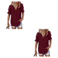 thumbnail image 2 of Minnieouse Blusa holgada para mujer, camisa bonita informal con flores, disfraz de vacaciones en la playa, fiesta de verano, Top fresco, Type12 NO12, 2 of 6