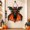 Black, variant on SHJHENG 11.8 Inch Halloween Black Cats Bats Wood Hanging Sign Cute Vampires Cats Door Hanger Halloween Wall Decor Front Door Porch Indoor Outdoor Decoration
