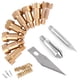 thumbnail image 3 of 23PCS Craft Wood Burning Pen Tips Plantilla Soldadura Pirografía Trabajo Tallado, 3 of 14