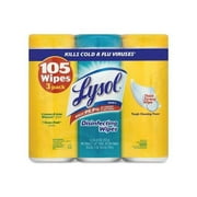 Lysol Disinfecting Wipes, Lemon & Ocean Fresh, 35 Wipes, 3 Ct