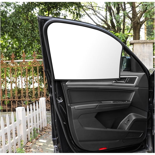Yazoeia Car Window Sun Shade, 2PCS Auto Front and Rear Windshield Curtains with Magnetic, UV Rays Protection&Sun Heat Block Car Window Covers, Universal Privacy Sunshades for Cars CJC912-114792