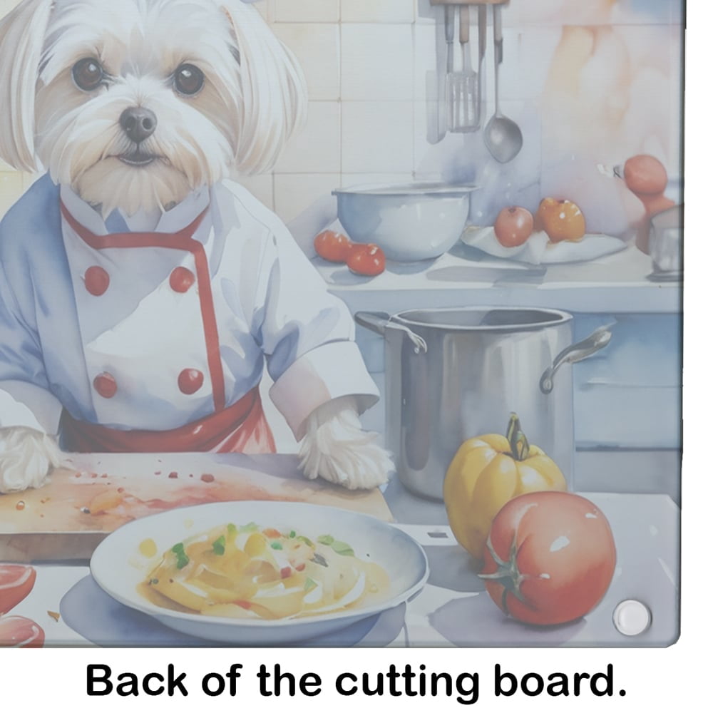 Maltese The Chef Glass Cutting Board 12 in x 15 in