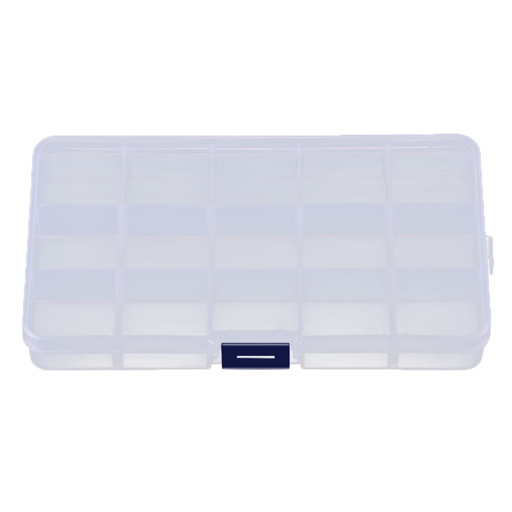 10 grid waterproof fishing supplies storage box plastic fishing bait box 