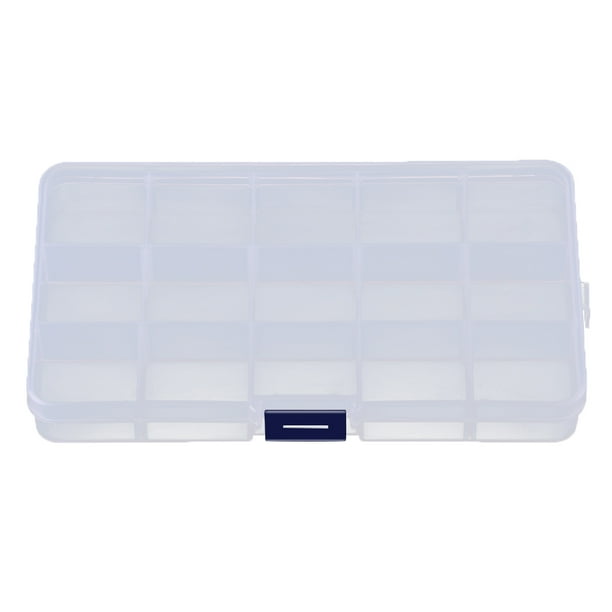 Unbranded Fishing Clear Storage Box Fish Hook Organizer Transparent Fish Box Plastic Jewelry Container Fishing Container