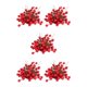 thumbnail image 3 of Bearachild 100 piezas de espuma artificial rojo vivo bayas de acebo guirnalda para el hogar decoración navideña ramo fruta baya Type2 NO2, 3 of 6